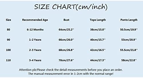 FAFAN 4 Piece Cartoon Nightgown Set for Baby Girls 12 Months