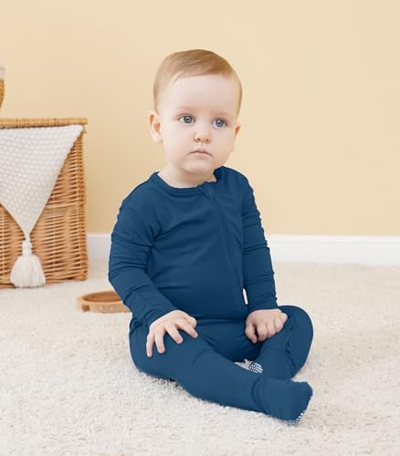 BambooBud Newborn Romper - Soft Stretchy Pajamas for Babies