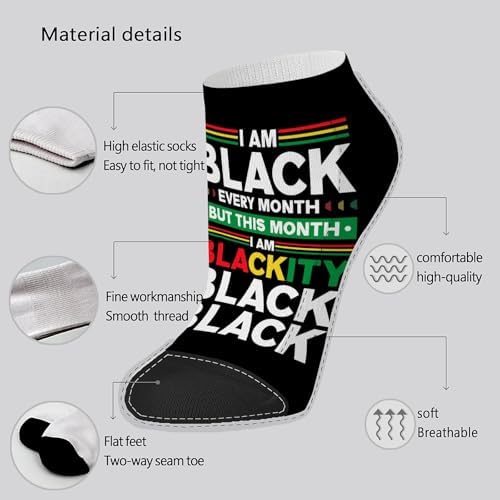 Liters of Laughter Black History Month Socks