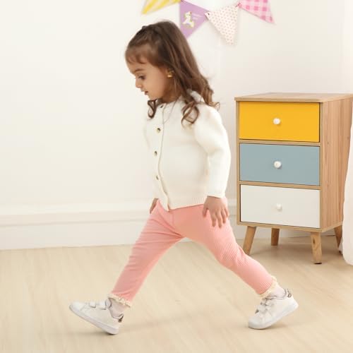 DREAM BUS 5 Pack Toddler Girl Thick Bottoms with Lace Trim