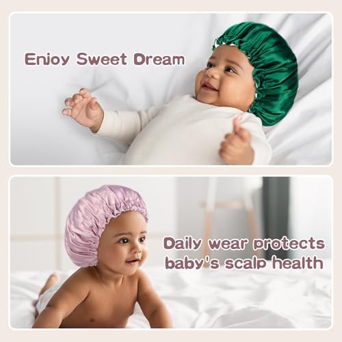 Natures Softness Reversible Bonnet for Curly Hair angle baby 636