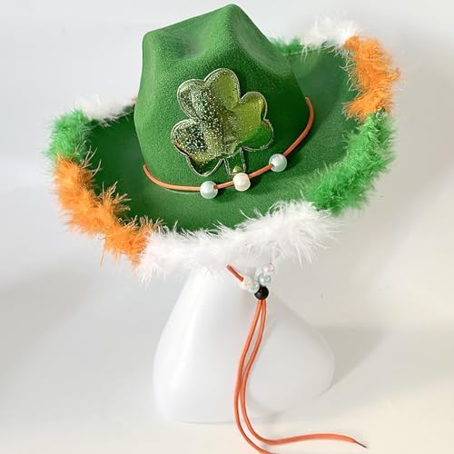 St Patricks Day Cowboy Hat Lucky Accessories