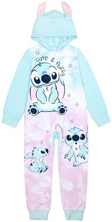 Disney Lilo Stitch Pink One-Piece Sleepers
