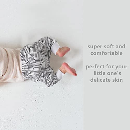 Pack of 4 Cute Unisex Jogger Pants for Babies