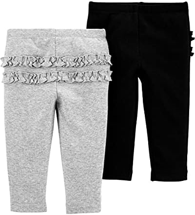 Carters Baby Girls Cotton Rib Pants