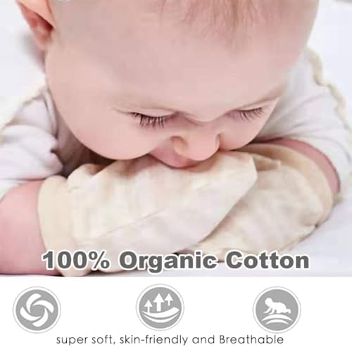 Perfect Newborn mittens organic cotton no slip 0-12 months