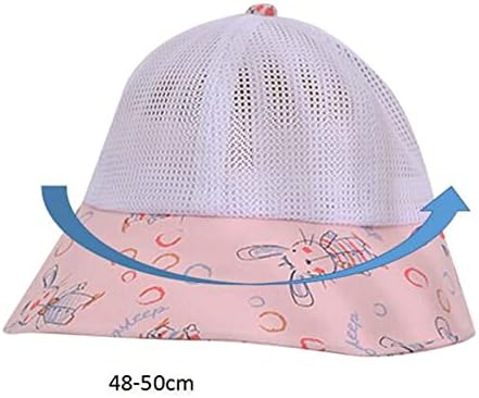 Adjustable Rabbit Print Baby Sun Hat