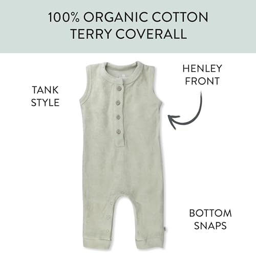 Honest Baby Terry Romper in Organic Cotton
