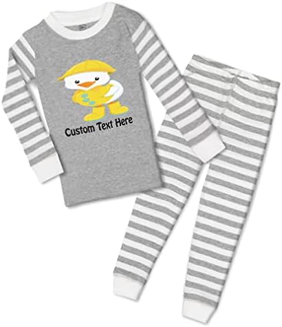 Cute Rascals Custom Boy Girl Cotton Toddler Pajama Raincoat Set