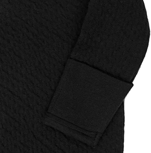 HonestBaby Organic Cotton Matelasse Romper Black Newborn