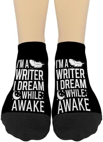 Im A Writers I Dreams While Awake Socks Meta Description