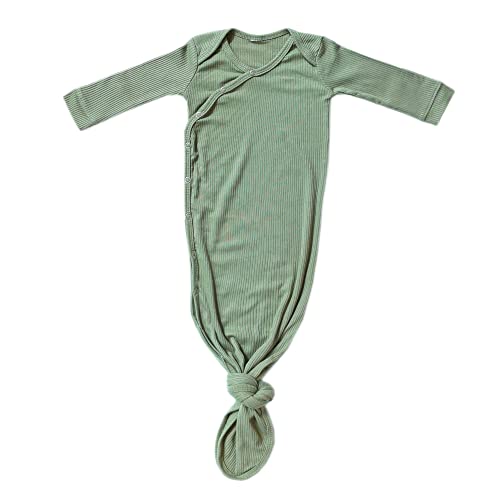 Copper Pearl Baby Gown - Soft Stretchy Nightgown for Newborns