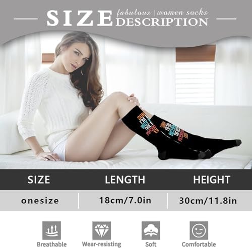 Funny Sturdy Socks for Women Multi-Layer PRINTABLE STYLISH