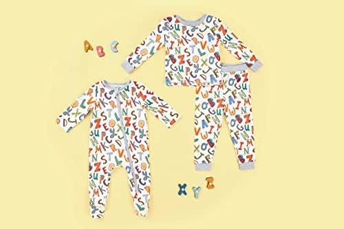 Mud Pie Alphabet Pajamas for Baby Girls