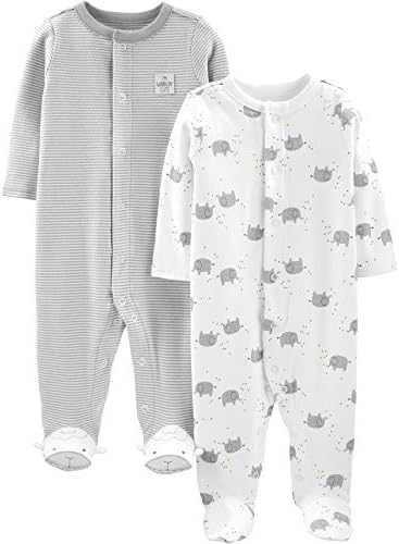 Simple Joys by Carters Baby Neutral 2-Pack Footed Sleep and Play