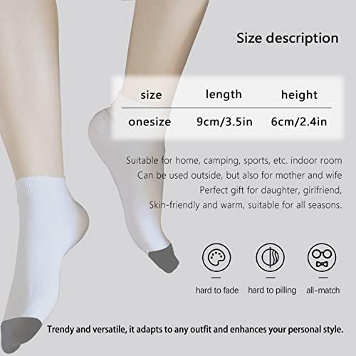 Stylish Model-Fit Liner Socks Comfortable Jellyfish Design Boys Fashion Socks