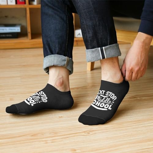 Nexts Stop Middles School Mens athletic socks for Graduation