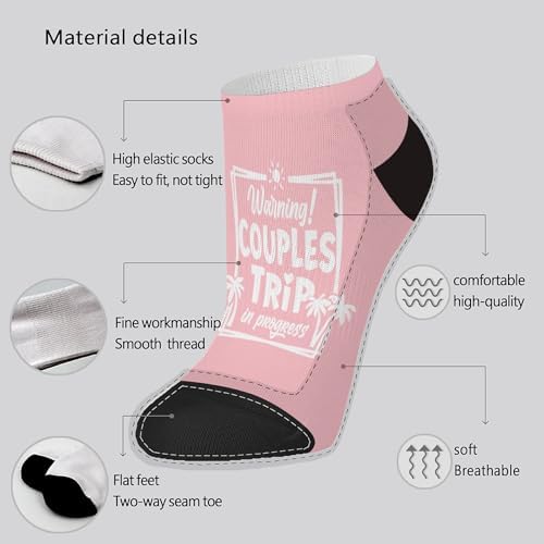 Couples Trip Boys Ankle Socks Liner