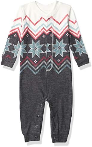 PJ Salvage Baby Girls Peachy Long Sleeve Romper