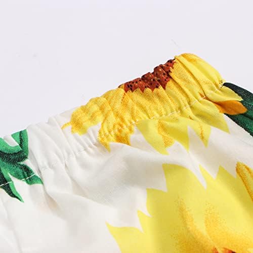 Sunflower Ruffle Fleece Pants Wintry Kids