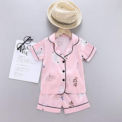 Adorable Heart-Print Button-Down Pajamas for Baby