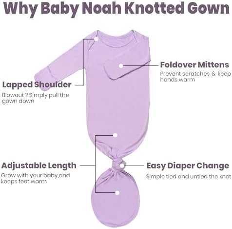 Knotted Gown Newborn Outfit