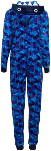 ONLY BOYS Shark Hoodie Pajama for Kids Sharks Dino Cyclopes Sloth