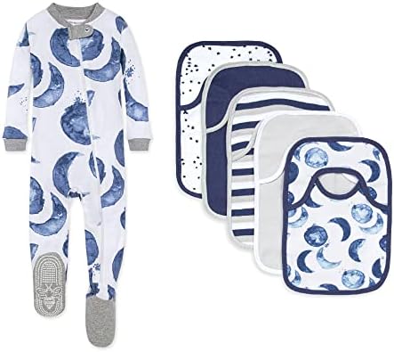 Burts Bees Baby - Zip Up Sleepswear Bundle