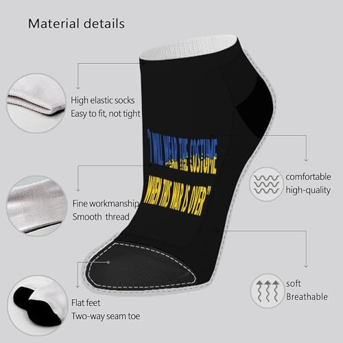 Womens I Wills Comfortable Novelty Socks for Men Women
