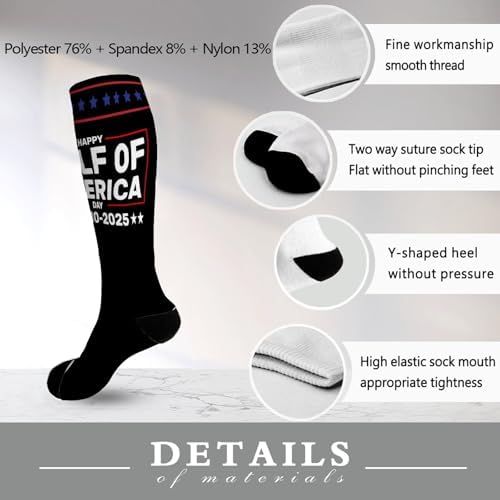 Happy Gulf of America Day Men Dress Socks
