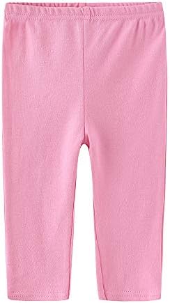 Kiddiezoom Adorable Solid Cotton Pants for Baby Girls