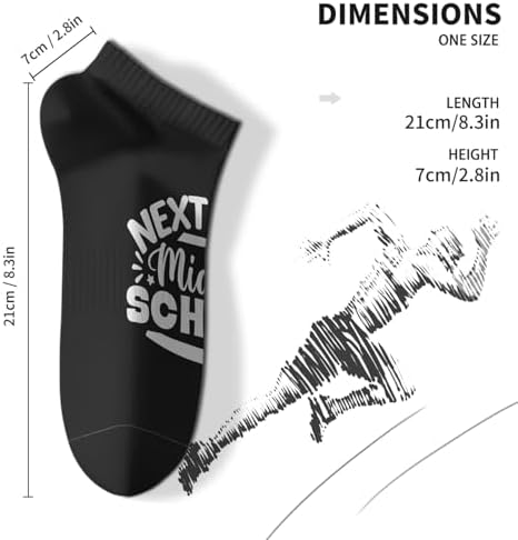 Nexts Stop Middles School Mens athletic socks for Graduation