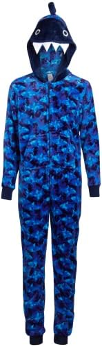 ONLY BOYS Shark Hoodie Pajama for Kids Sharks Dino Cyclopes Sloth