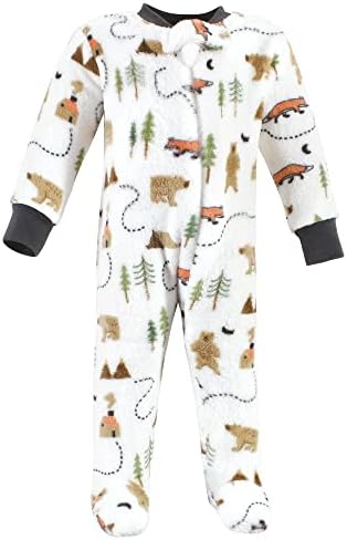 Hudson Baby Baby Girls Plush Sleep and Play Set