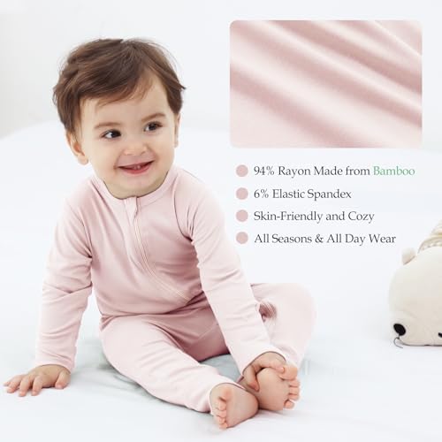 Sturdy Pajamas for Baby Boys Girls 0-24 Months
