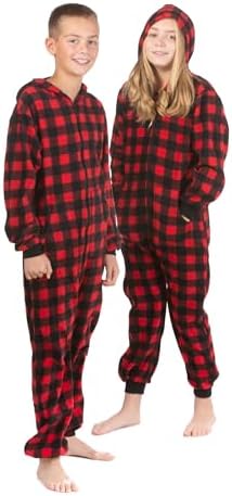 Stylish Boys Micro Polar Fleece One-Piece Pajama Set
