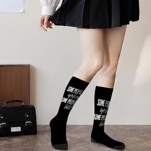 Funny Sarcastic Saying Long Distance Snug Socks for Men Women