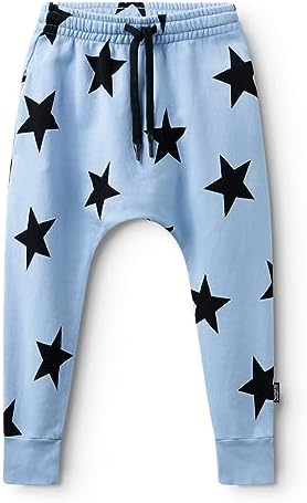 NUNUNU Baggy Pants 100 Cotton Harem Sweatpants for Kids and Babies