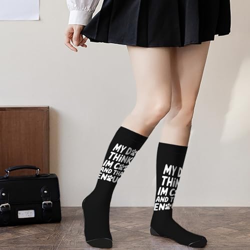 GenericMy Dogs Thinks Im CoolFunny Dog Lover Cotton Socks for Kids