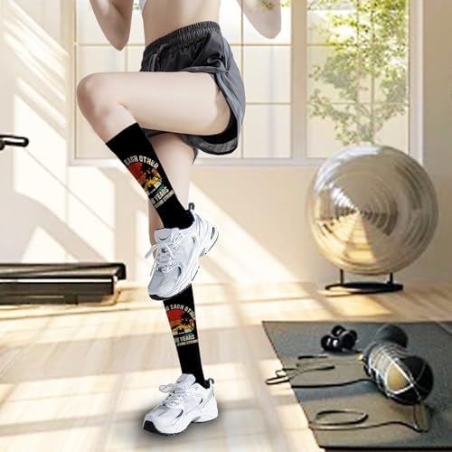 Funny Crew Socks for Men Thigh-High made from Multi-Layer