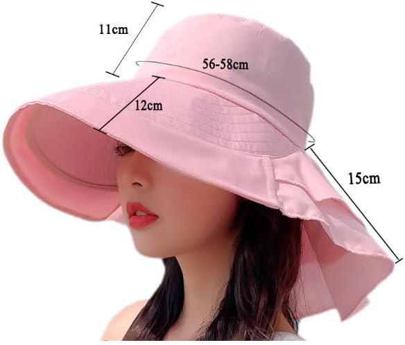 UANGKOU Pink Sun Hat Stylish Protection in the Sun
