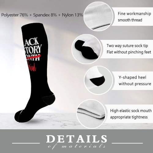 Black History Month Womens Cotton Socks