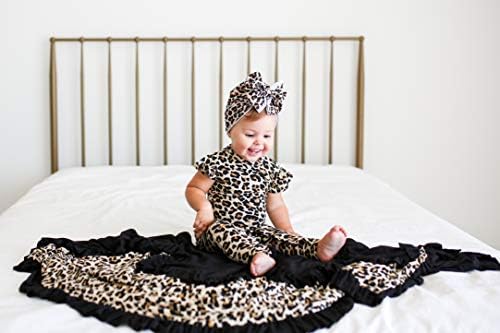 Posh Peanut Baby Girl Pajamas Ruffled Cap Sleeve Romper