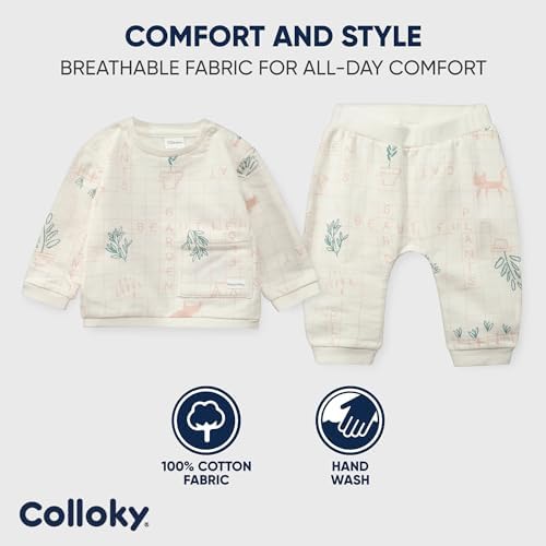 Newborn Footed Sleeper - Soft Cotton with Button Pull-On Unisex