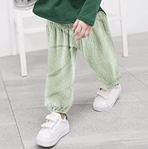 Long-Fitting polka-dot Cotton Pants