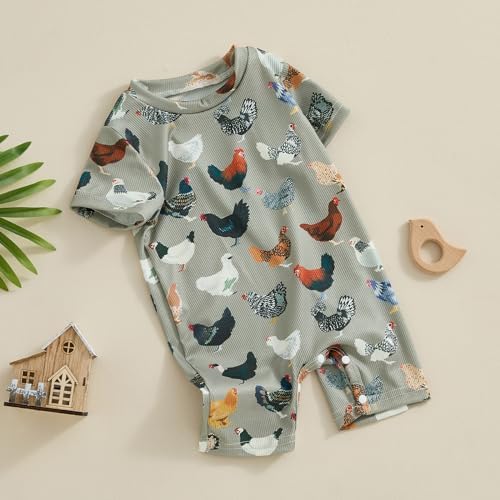 Cute Country Baby Romper