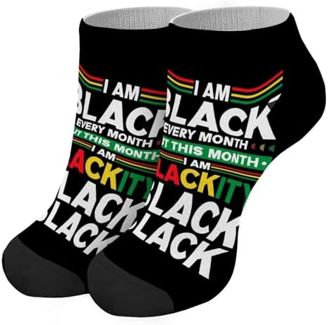 Liters of Laughter Black History Month Socks