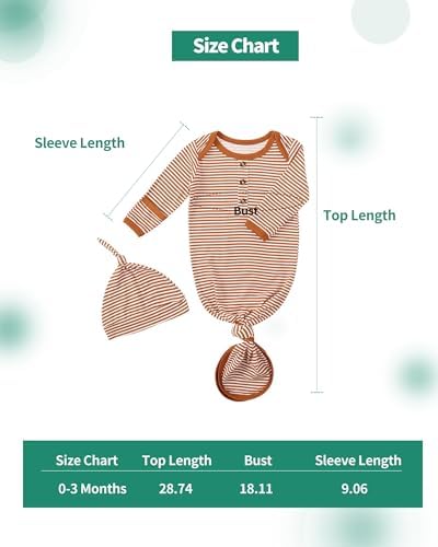 Mikrdoo Newborn Girl Gown Sleepwear