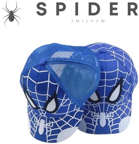 Unisex Kids Spidey Style Adjustable Baseball Cap for Boys and Girls