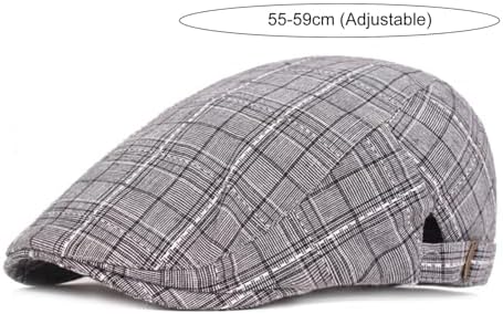 Adjustable Flat Cap for Men